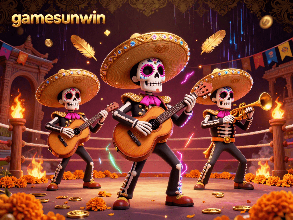 Engage in thrilling gameplay at gamesunwin with vibrant casino elements and lively characters.