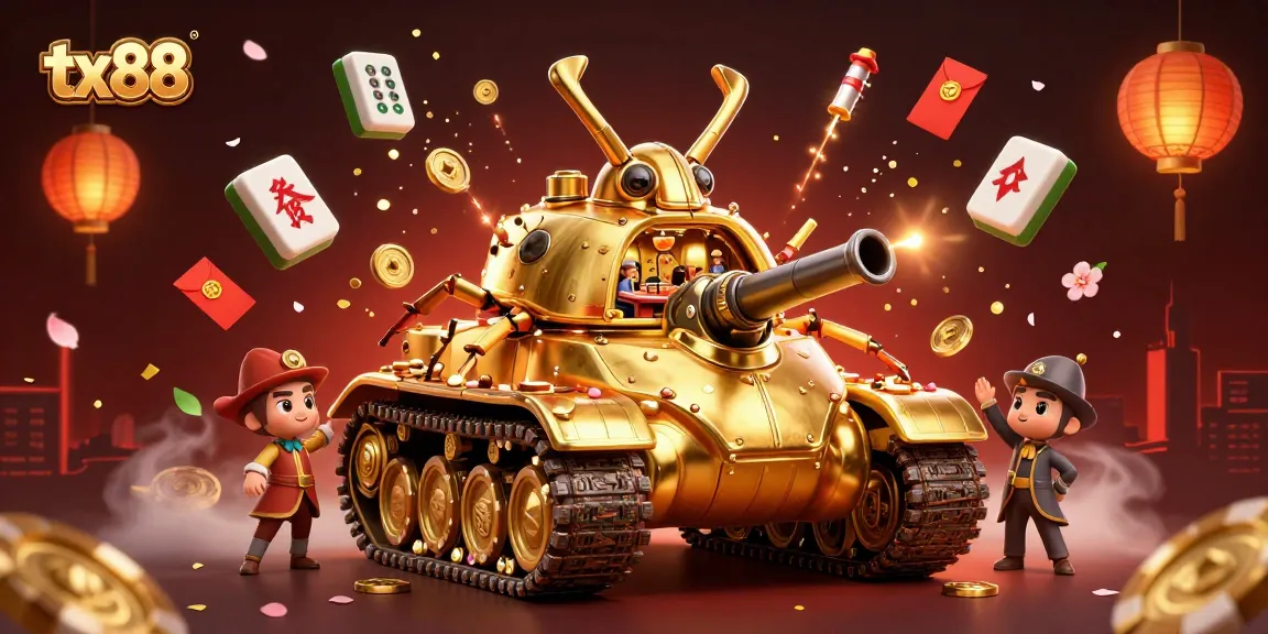 Play and win big with tx88's vibrant casino-inspired 3D scene full of energy and excitement.
