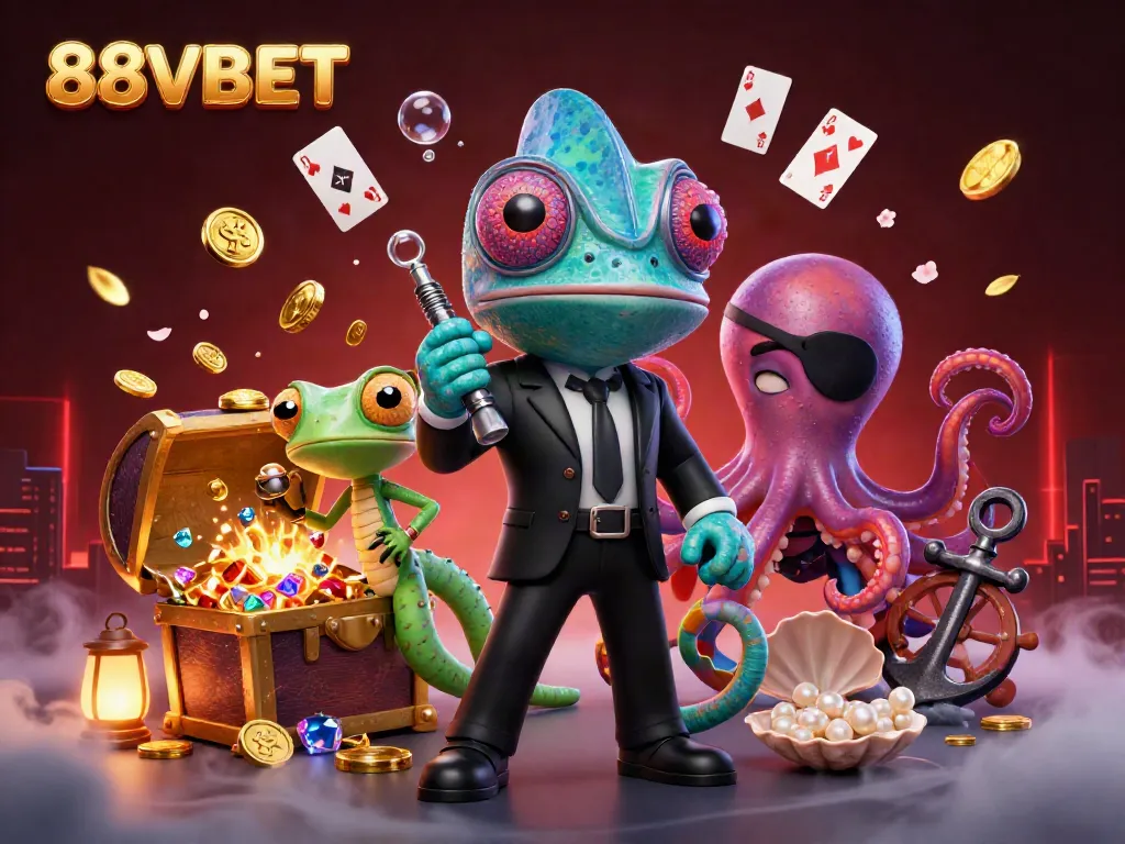 Experience the excitement of 88VBET with interactive gaming elements and vibrant characters.