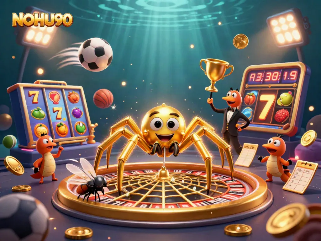 Engage with NOHU90's thrilling slot gameplay at the vibrant roulette wheel!