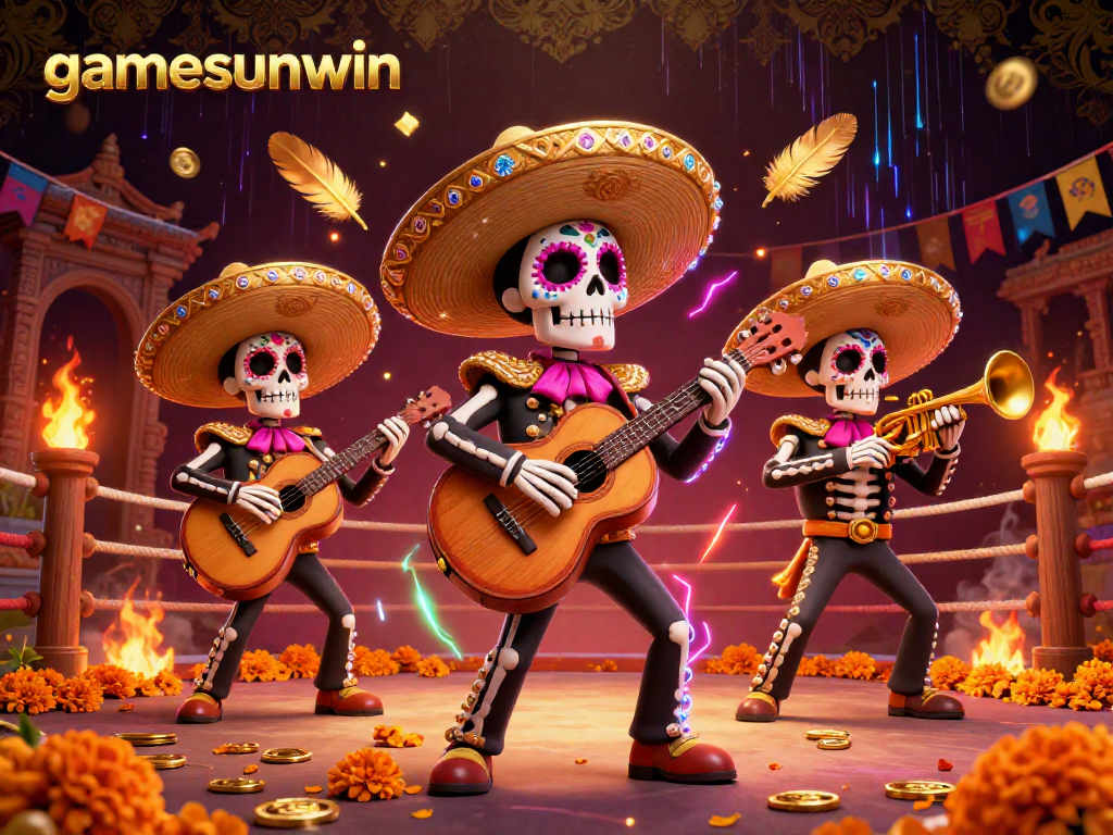 Engage in thrilling gameplay at gamesunwin with vibrant casino elements and lively characters.