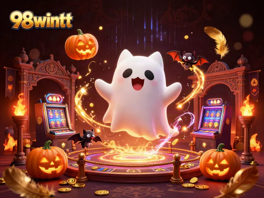 Win big at 98wintt with exciting gambling in a haunted casino scene.