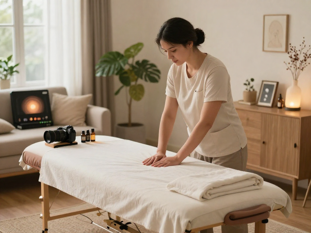 Experience a premium 의정부출장 massage in a tranquil home setting with a professional therapist.