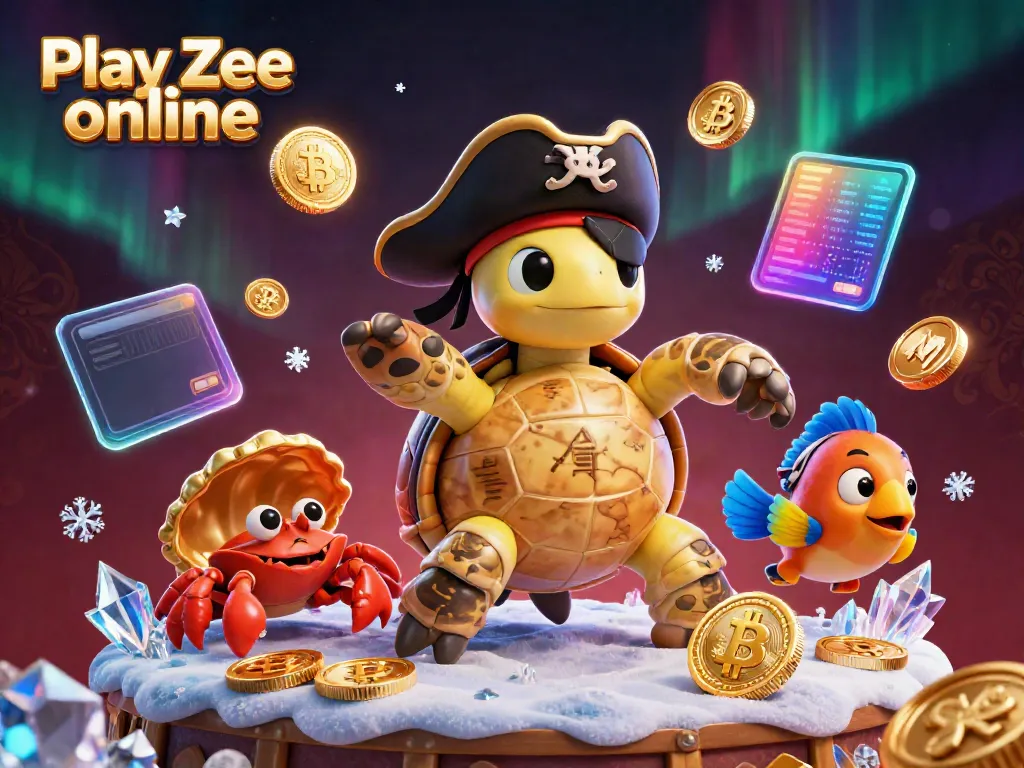 Engage with Play Zee online and explore vibrant, colorful games featuring animated characters and crypto coins