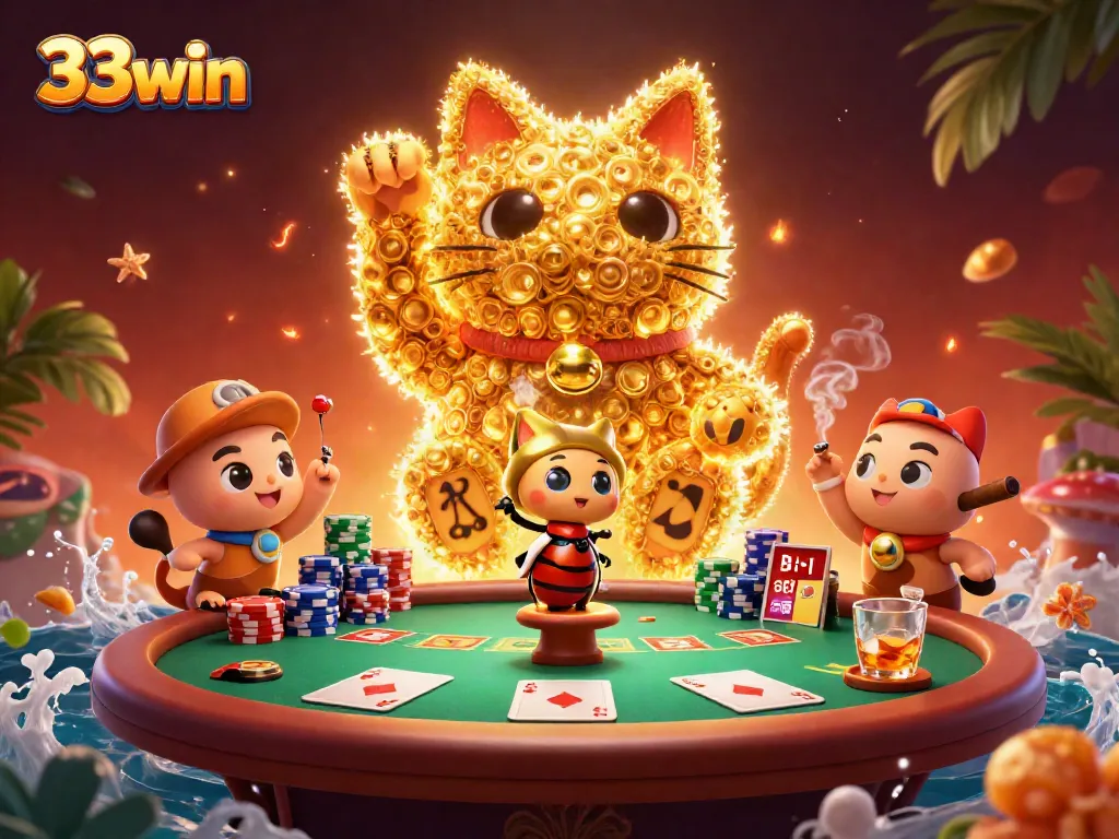 Engage in thrilling 33win casino adventures with vibrant characters and poker dynamics.