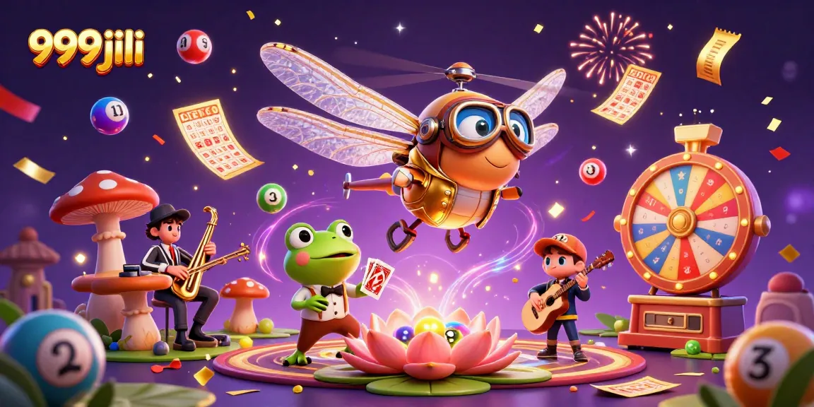 Win big with 999jili in this thrilling animated casino adventure featuring colorful lottery balls and lively characters.