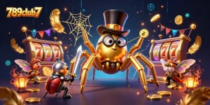 Engage with thrilling gaming at 789club7, where a golden tarantula spins a winning web of fortune.