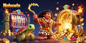 Nohuwin offers exciting casino adventures with vibrant slot reels and a dynamic Polynesian theme.