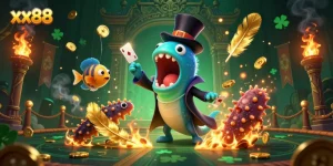 Experience thrilling gambling action with xx88 in a captivating underwater casino scene featuring animated sea creatures.