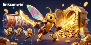 Engage with linksunwin's dynamic casino adventure featuring golden hornet and game elements.