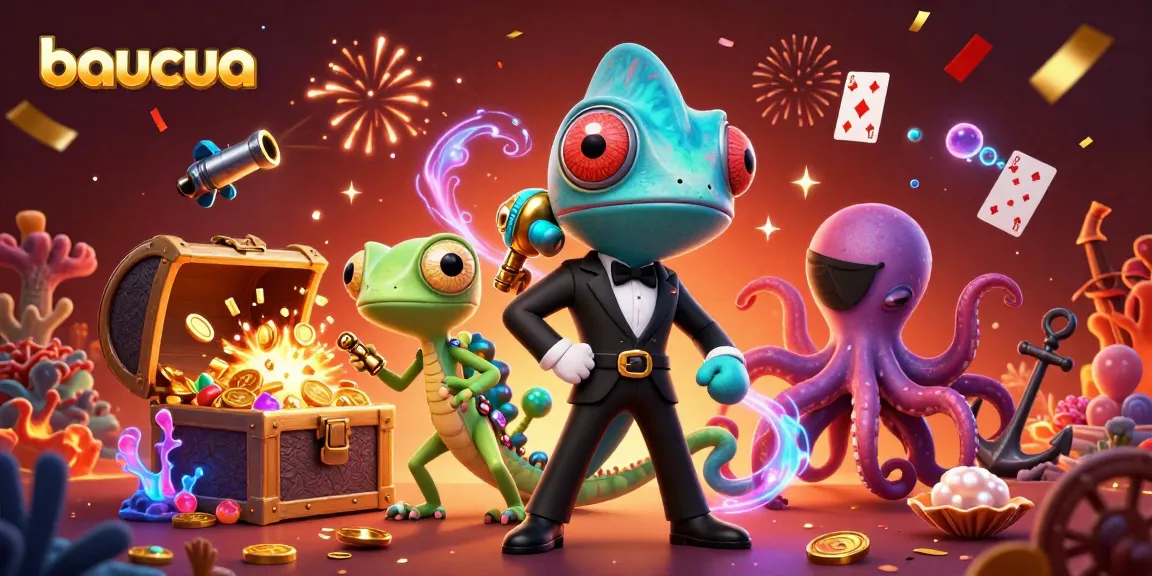 Experience thrilling baucua action with vibrant characters and dynamic gaming elements.