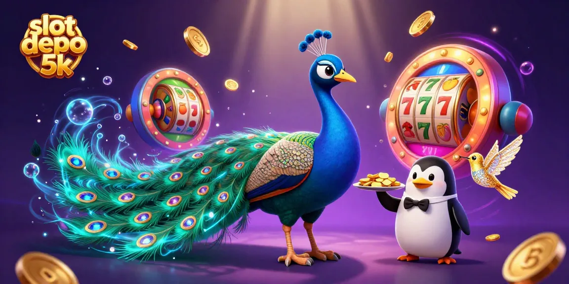 Experience thrilling gameplay with slot depo 5k, featuring exquisite casino characters and vibrant game elements.