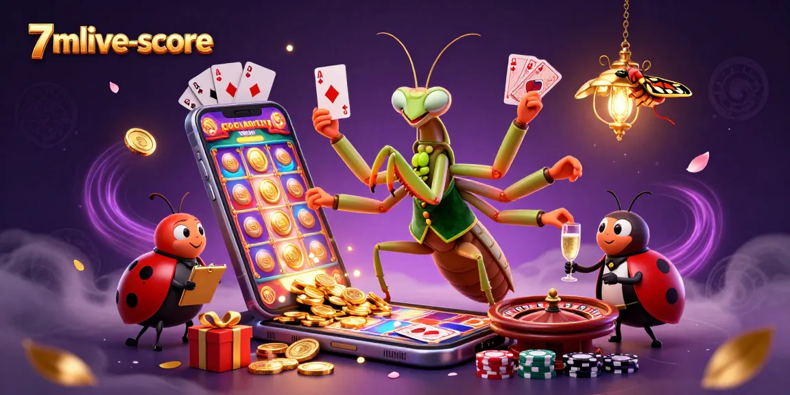 Engage with 7mlive-score's dynamic casino adventure featuring vibrant gaming elements.