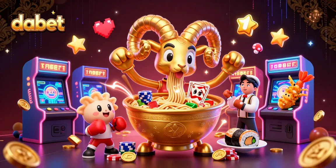 Engage in strategic gameplay with dabet's vibrant 3D casino environment filled with dynamic characters and gaming elements.