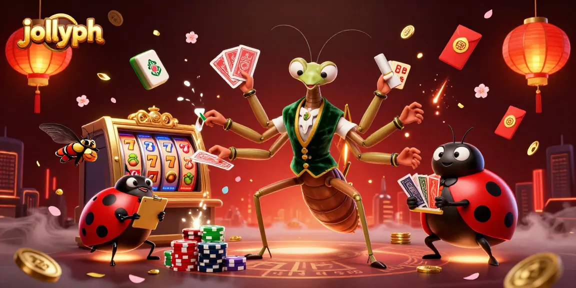 Experience winning strategies at jollyph with vibrant slot games and engaging card dealers.