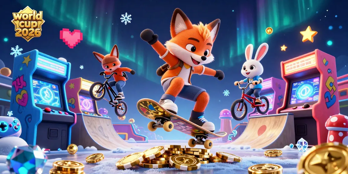 Experience thrilling world cup 2026 excitement with fun casino-themed characters in action.